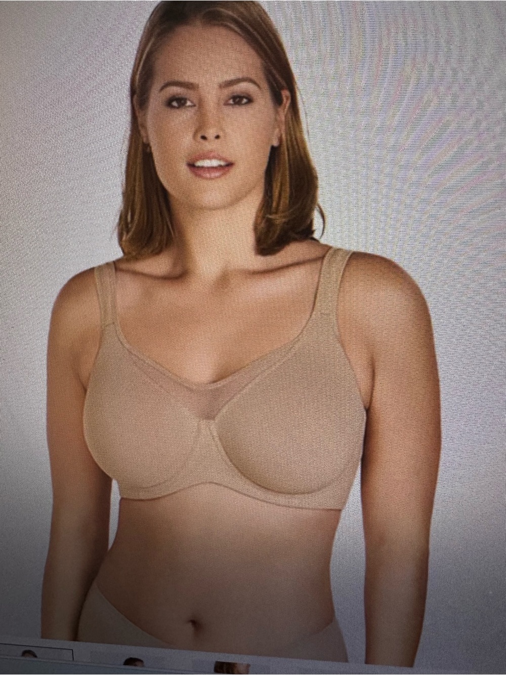 Everyday Full Support Bra in Beige